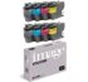 Brother LC422 Ink Cartridges Replacement with Free Paper - 8 Pack image