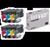 Brother LC521 Ink cartridges Replacement with Free Paper - 8 Pack image