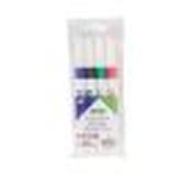 Drywipe Bullet Tip Marker Assorted Wallet - 4 Pack