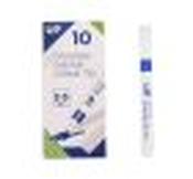 Blue  Drywipe Chisel Tip Marker - 10 Pack