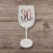 Glassware - Name/Age - Champagne