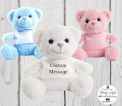 Custom TShirt Bear - White