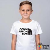Communion Boy Tee - Design 5 - Light Grey