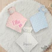 Bear Comforter - Baby Blue