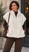 Jordan Fur Gilet - Winer/White