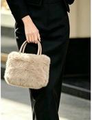 Fur Bag - Cream