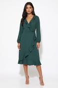 Abbie Wrap Dress - Green