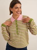 Polo Knit - Pink/olive