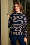 SUNDAY  PULLOVER Black/Taupe 252-6867-6429-0