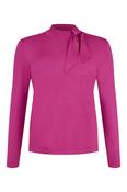 Tie Neck Knit -  Fuchsia 262-6470-6030-0