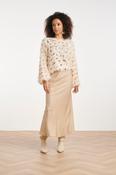 Satin Skirt - Gold image