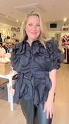 Ruffle Blouse - Black