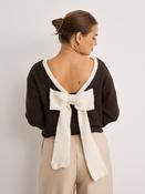 Bow Knit - Chocolate