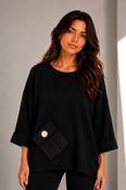 Pocket Knit - Black