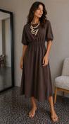 Kellie Dress - Chocolate image