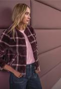 Fake Fur Jkt    -   rustic rouge                   213107
