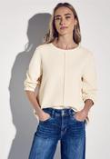Silk look sweatshirt