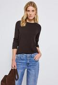 Rib Topw.buttons at cuffs-  deep roast brown               323988 image