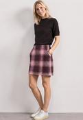 Wool skirt_check     -     rustic rouge                   362036 image