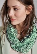 Color Print Loop tendril green