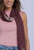 Printed Modal Longscarf        rustic rouge                   573244 image