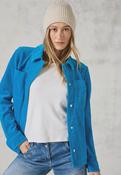 CECIL Cord Overshirt - Aqua