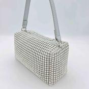 Box Sequin Bag - Silver