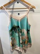 Art Strap Top - Mint