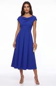 Bardot Dress - Royal image