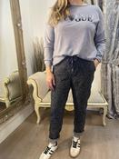 Animal Print Joggers - Grey image