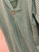 Stripe Shirt Dress - Green