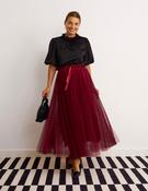 Tulle Skirt - Burgandy