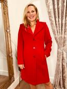 CHRISTINA FELIX Wool/Cashmere Coat - Red