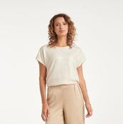 Shimmer Top - Cream