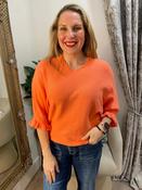 v Knit - Coral