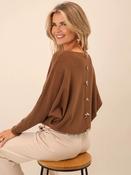 Venice Bow Knit - Mocha