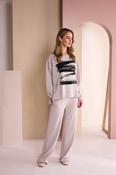 Soft Pull Up Trouser With Side Pocket  - Mink  NAW26115 image