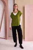 Soft Pull Up Shaped Trouser With Side Pocket - Black  NAW26256 image