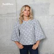 Quinn Top -Ice Blue