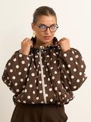 Spot Jacket - Brown/Cream image