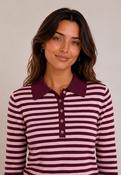Polo Knit - Burgundy