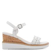 Tamaris 28334 Wedge Sandal-White image