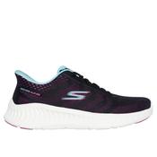 Skechers 125643 Ladies Trainer-Black/Purple image