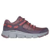 Skechers 180145 Ladies Trainer-Burgundy Multi image