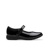 Clarks Etch Pure K Shoe-Black Patent F