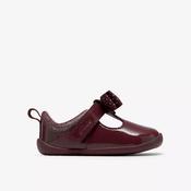 Clarks Roamer Trim T Shoe-Burgundy Patent image