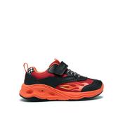 Clarks Gleam Go K 'G' Fit Shoe-Black/Red image