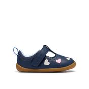 Clarks Roamerheart T Shoe-Navy Leather G image