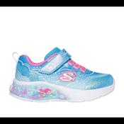 Skechers 303061n Girls Trainer-Blue Multi