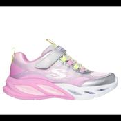 Skechers 303712l Kids Trainer-Silver Multi
